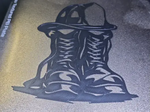 Feuerwehr Stiefel & Helm | Wall Art