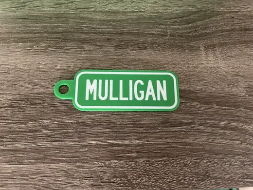 Mulligan Golf Bag Tag - Keychain