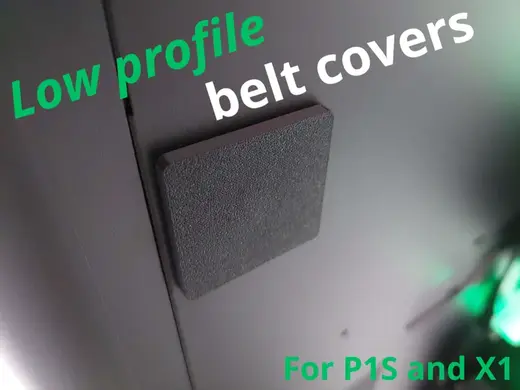 P1 / X1 series - Low profile belt dust cover