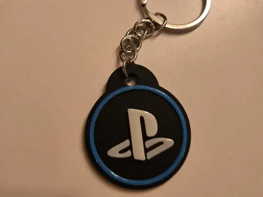 Playstation Keychain
