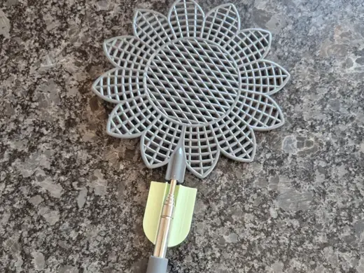Magnetische Halterung für Fliegenklatsche 8mm Stab