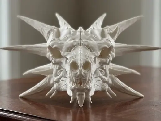 Craneo de Dragon Meleys de house of the Dragon