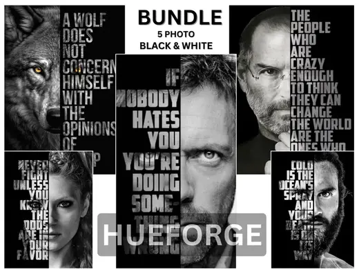 Hueforge Motivational Message ( 5 Pack Photo )