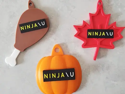 BLANK Fall Medals (pumpkin, turkey leg, and leaf)