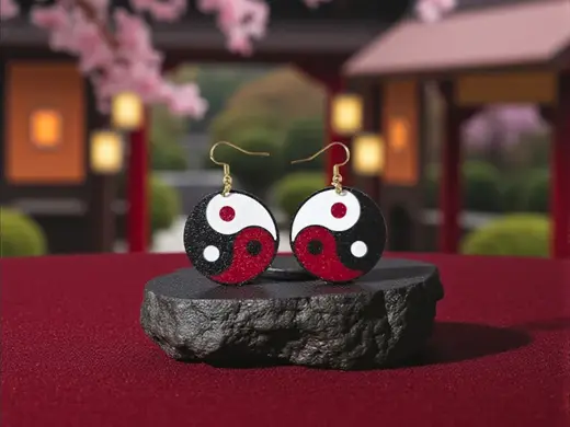 Mind Spirit and Body earrings