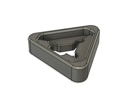 Tri‑Depth Climbing Hold (Mono + 10mm + 5mm Crimp)