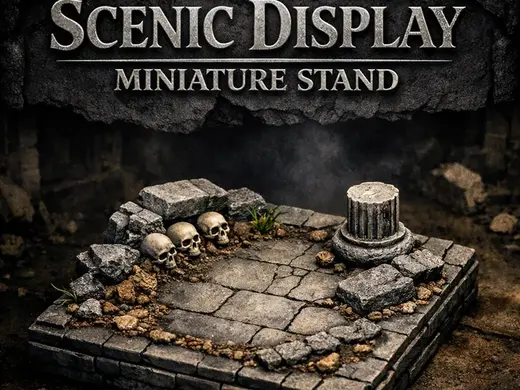 BASE DIORAMA ROVINE ANTICHE