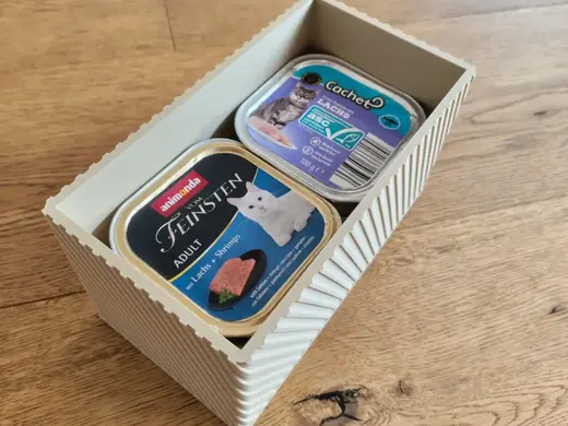 Cat Food Tray Storage Box