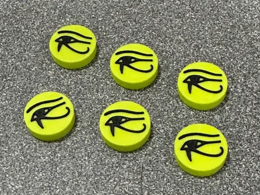 Cthulhu Death May Die bonus skill level tokens