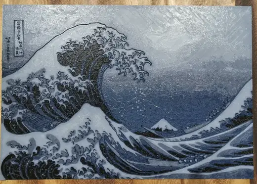 Grande Vague de Kanagawa (Hokusai)-Great Wave