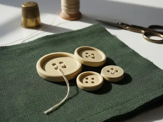 Classic 4-Hole Button Set – 5 Sizes