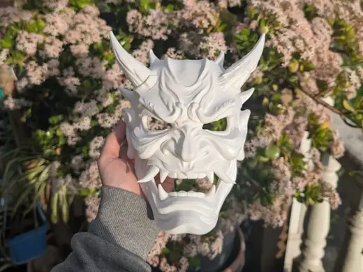 Mascara de demonio japones Hannya