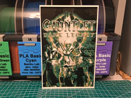 Gauntlet Dark Legacy Game Poster - Hueforge Art