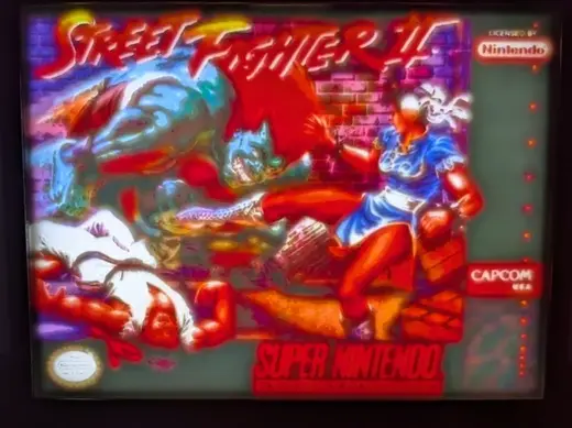 Street Fighter II Color Litho