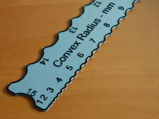 Convex Radius Ruler (non-AMS