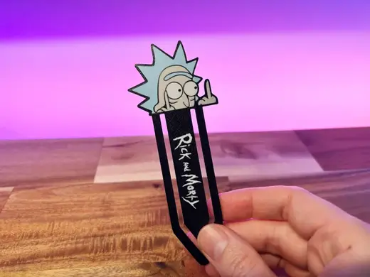 Sassy Rick Bookmark - Double Sided