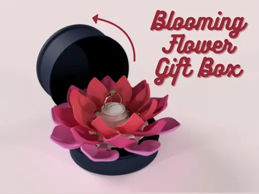 Blooming Rose Gift Box | Customizable, Multicolor