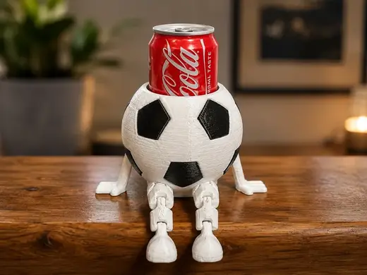 Hold My Soda: Soccer Ball Buddy Drink Holder