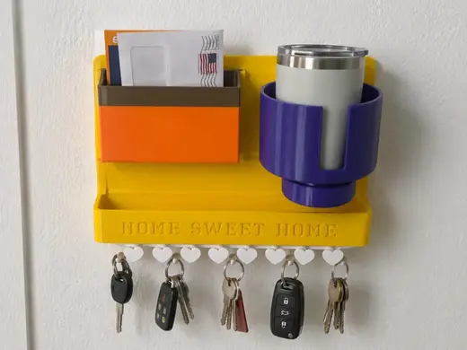 Decorative Key Holder Wall Mount for Home Decor