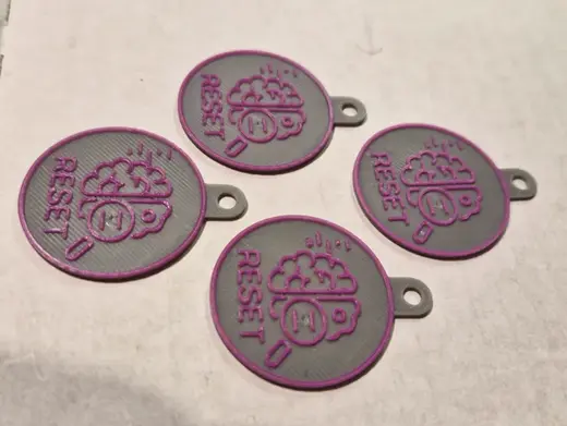 Help parkinson research Keychain