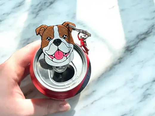 English Bulldog Pop Can Tab Opener