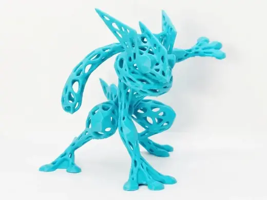 Pokémon Greninja Voronoï