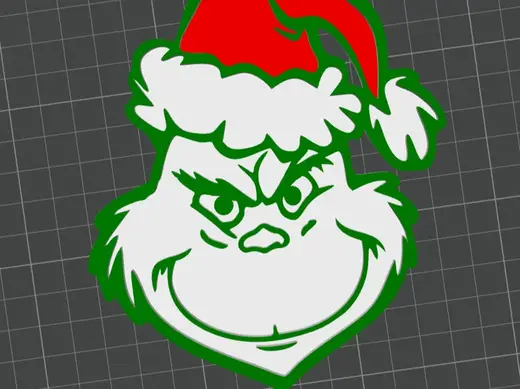 grinch sensory tray