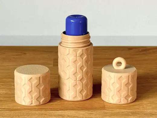 Geometric Diamond Lip Balm Holder
