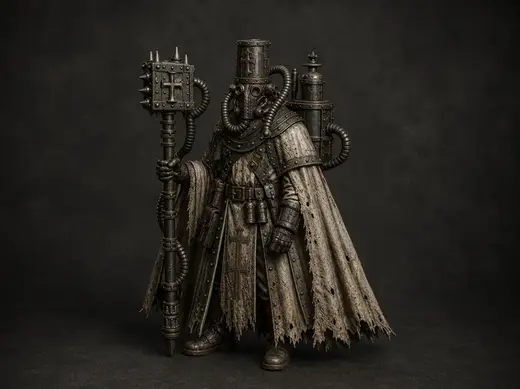 trench Crusade Gass Mask Mace man 32mm