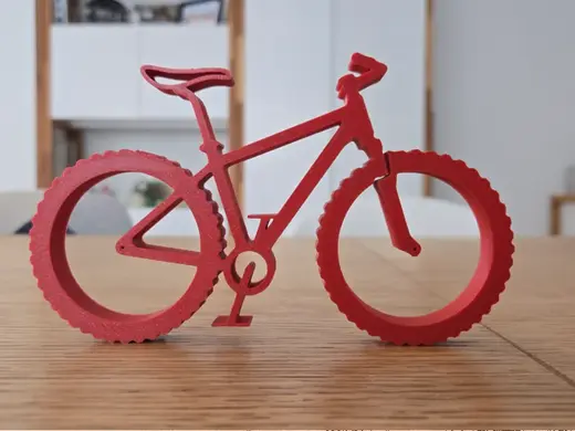Modern Geometric Mountain Bike