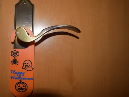 Halloween Türschild