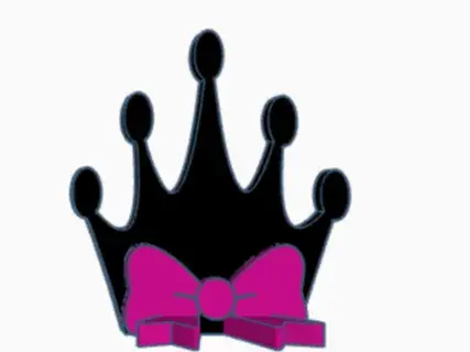 Crown Cheer Competiton Ring Stand/Holder with Bow