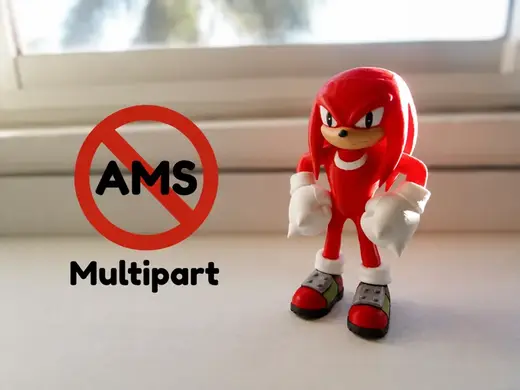 KNUCKLES MULTIPARTE SIN AMS| SONIC