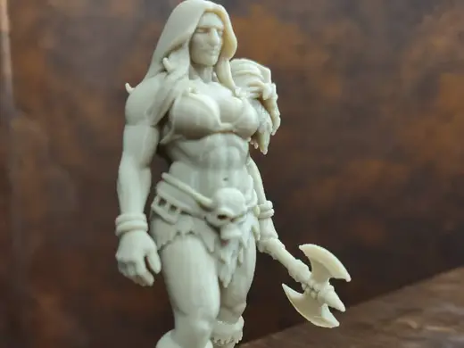 Barbarian Queen figurine