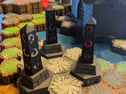 Obelisk of power custom Heroscape terrain