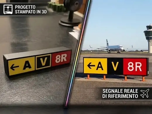 Replica Segnale Aeroportuale Realistico