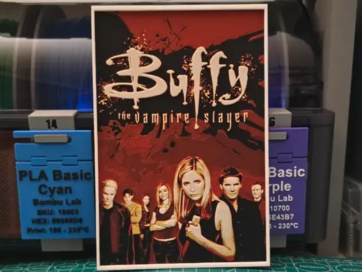 Buffy the Vampire Slayer Poster - Hueforge Art