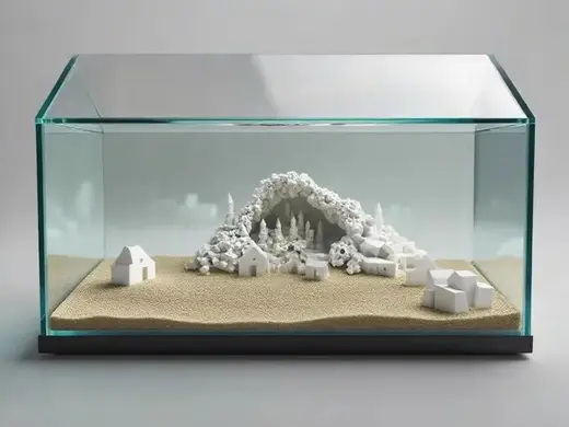 鱼缸造景:一座可触摸的珊瑚城堡建筑奇迹