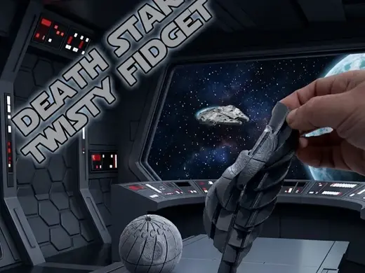 DEATH STAR TWISTY FIDGET (LONG AND NORMAL VERSION)