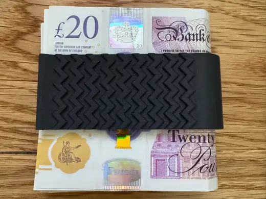 Money clip for lots of notes