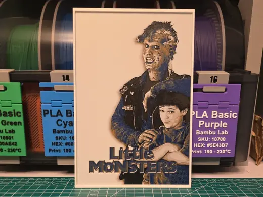 Little Monsters Movie Poster - Hueforge Art