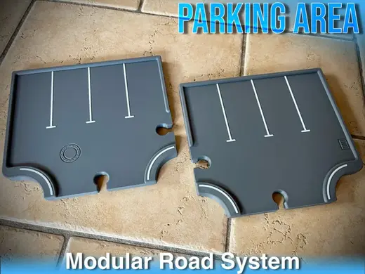 Endless Expandable 4-Space Parking Lot | 1:64/1:87