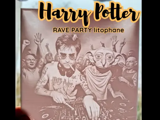 Harry Potter Rave Party litophane. pt1