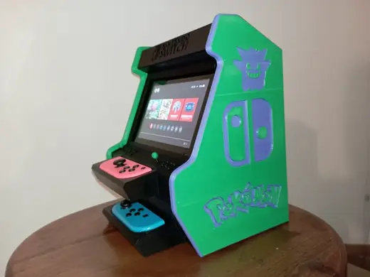 nintendo switch Arcade with 2 pad holder pokémon