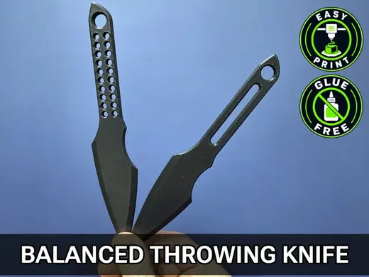 180mm balanced throwing knife - Two variants