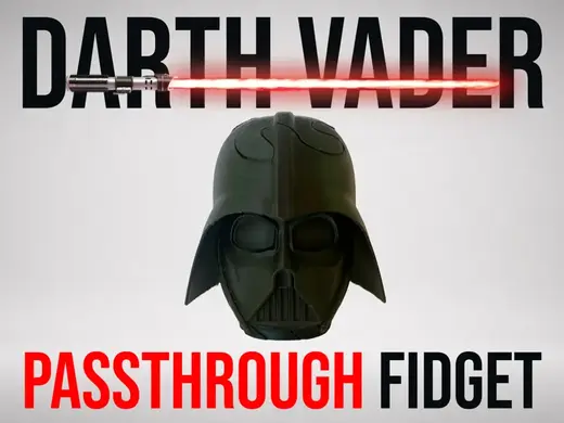 Darth Vader Spiral Passthrough Fidget