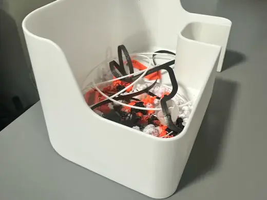 Parametric A1 Poop Bin (AMS Top Mount)