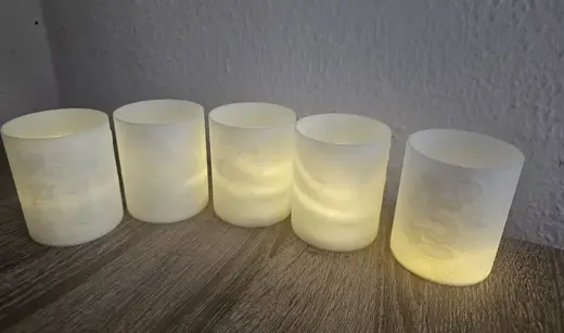 1.-10. Geburtstag - Teelicht