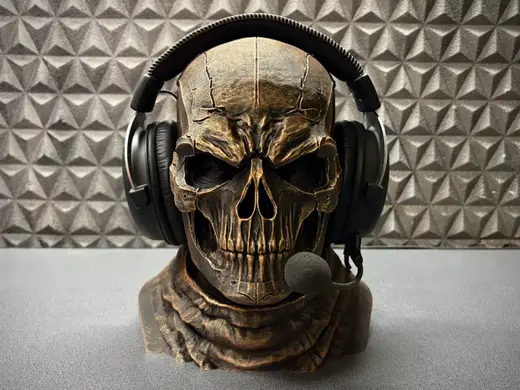 Warfighter Skull - Headphone Stand