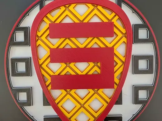 Sabine Wren Inspired Dimensional Mosaic